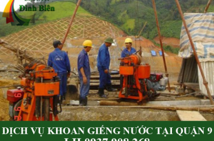 Dịch vụ khoan giếng nước tại quận 9