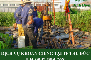 Dịch vụ khoan giếng tại TP Thủ Đức