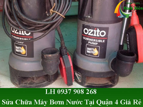 Sửa chữa máy bơm nước tại nhà quận 4 giá rẻ