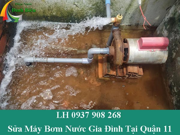 Sửa máy bơm nước gia đình tại quận 11 trọn gói
