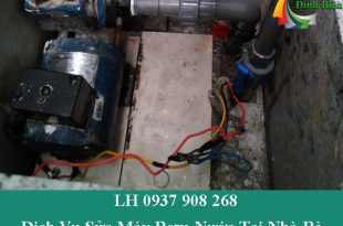 Sửa máy bơm nước tại nhà bè giá rẻ và chuyên nghiệp