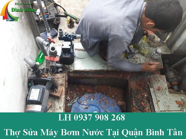 Thợ sửa máy bơm nước tại quận bình tân giá rẻ