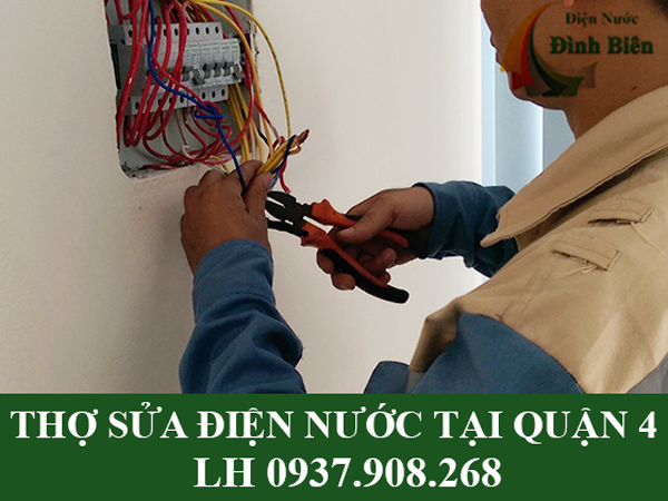 Thợ sửa chữa điện nước tại quận 4 
