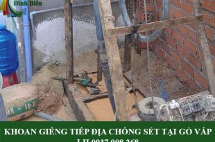 Thi công khoan tiếp địa chống sét tại gò vấp