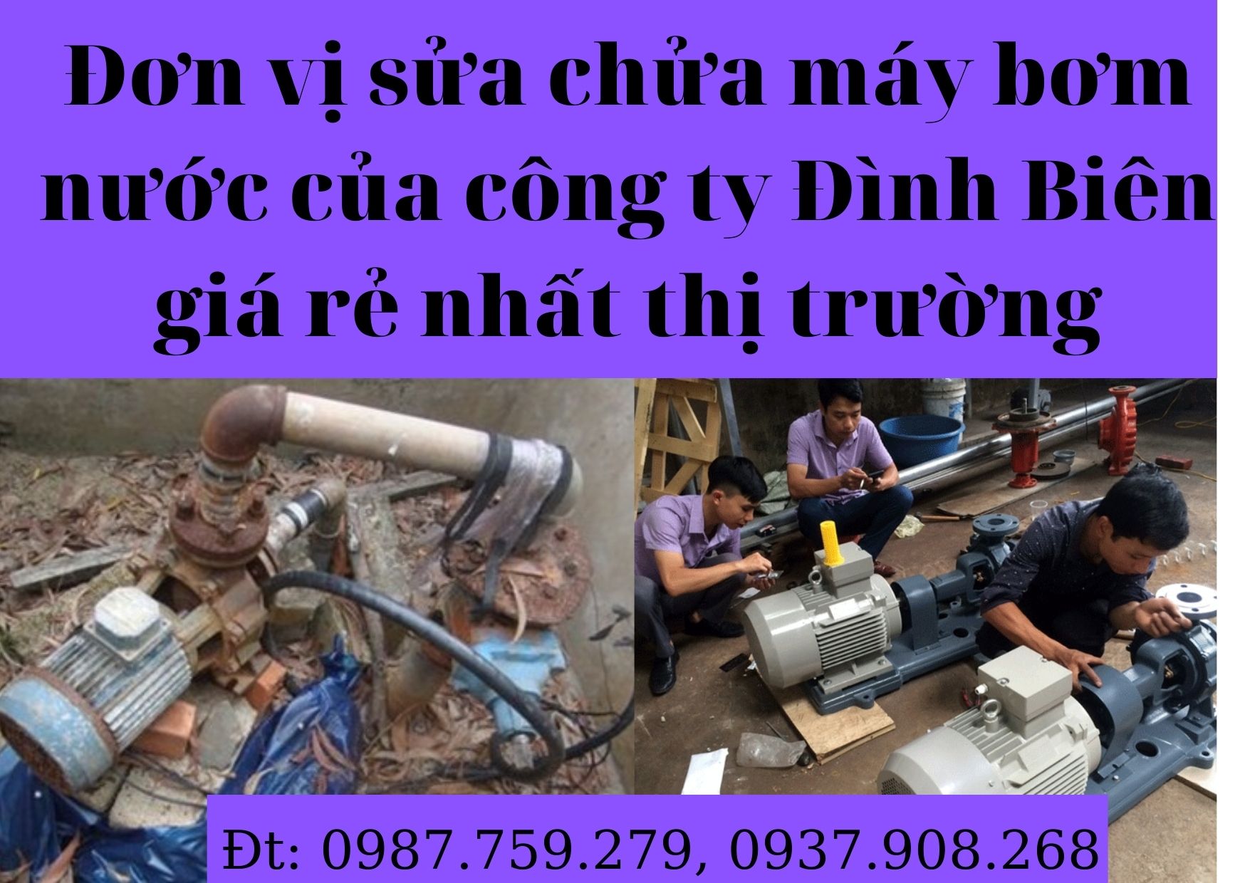 Sửa chửa máy bơm nước tại Quận 12