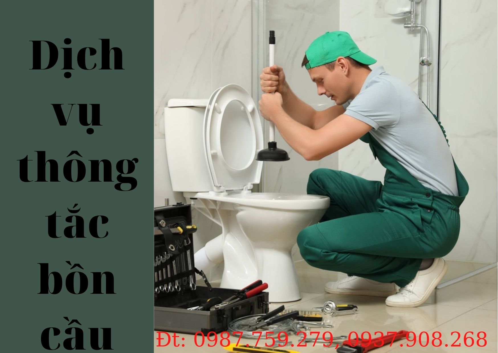 Thông tắc bồn cầu giá rẻ tại Dĩ An